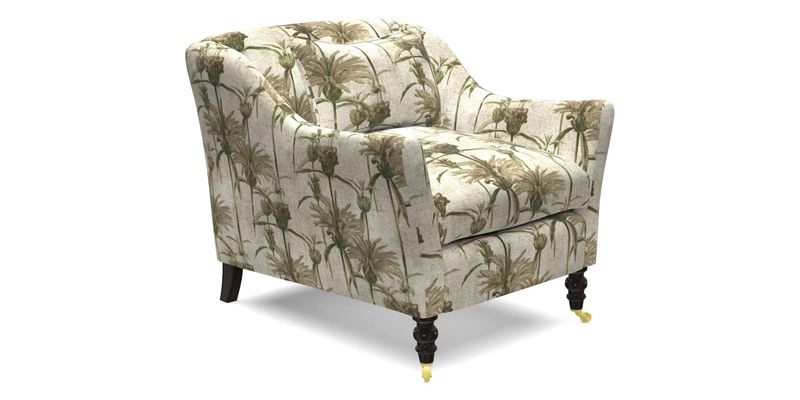 Cromer Chair in with valance in Sussex Parquet Ink