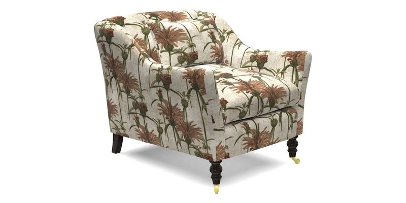 Cromer Chair in with valance in Sussex Parquet Ink