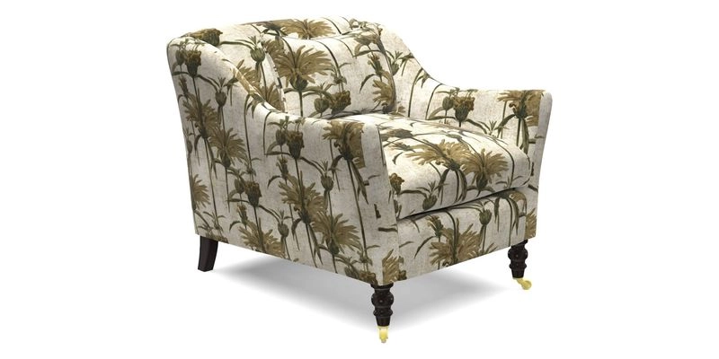 Cromer Chair in with valance in Sussex Parquet Ink