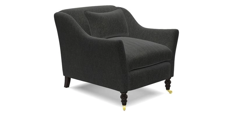 Cromer Chair in with valance in Sussex Parquet Ink