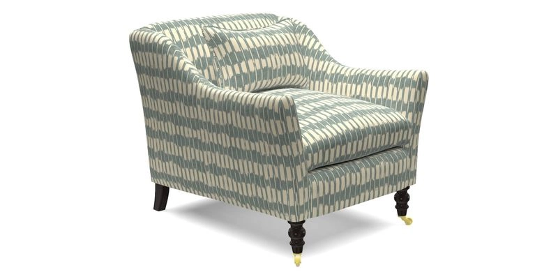 Cromer Chair in with valance in Sussex Parquet Ink