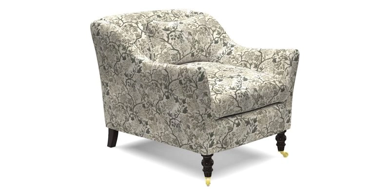 Cromer Chair in with valance in Sussex Parquet Ink