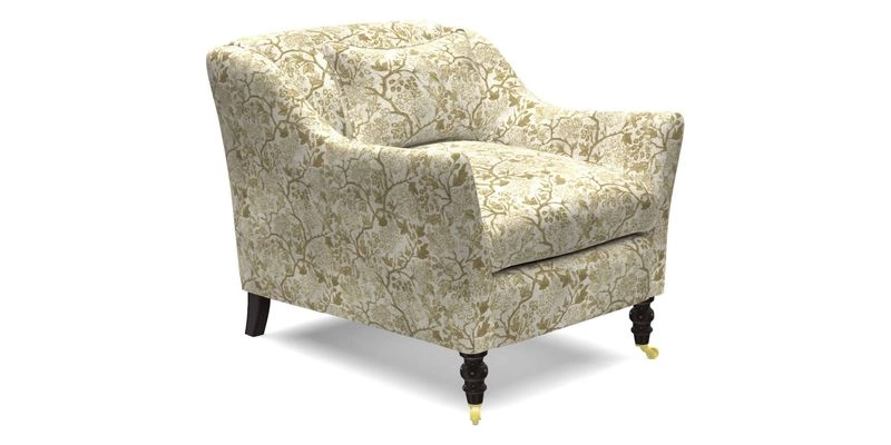 Cromer Chair in with valance in Sussex Parquet Ink