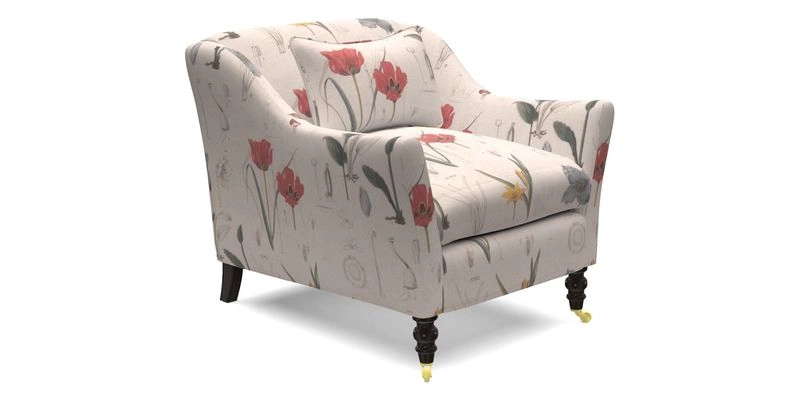 Cromer Chair in with valance in Sussex Parquet Ink