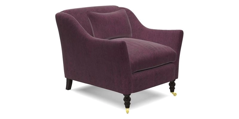 Cromer Chair in with valance in Sussex Parquet Ink