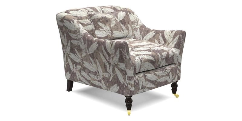 Cromer Chair in with valance in Sussex Parquet Ink