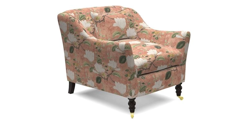 Cromer Chair in with valance in Sussex Parquet Ink