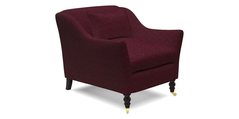 Cromer Chair in with valance in Sussex Parquet Ink