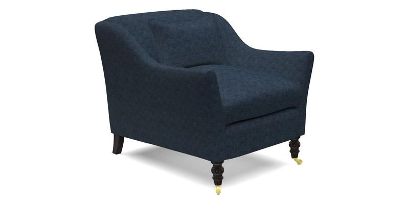 Cromer Chair in with valance in Sussex Parquet Ink