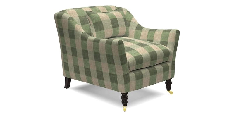 Cromer Chair in with valance in Sussex Parquet Ink