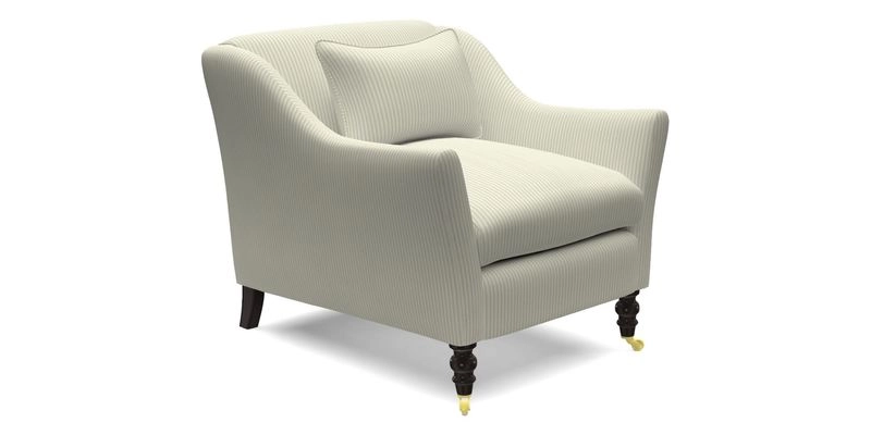 Cromer Chair in with valance in Sussex Parquet Ink