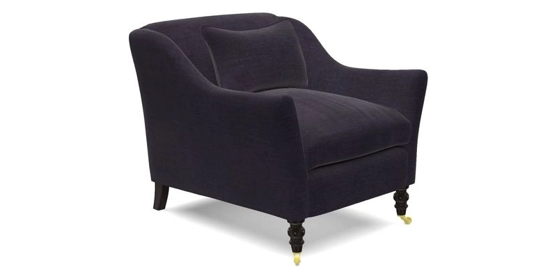 Cromer Chair in with valance in Sussex Parquet Ink