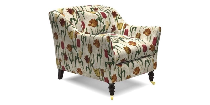 Cromer Chair in with valance in Sussex Parquet Ink