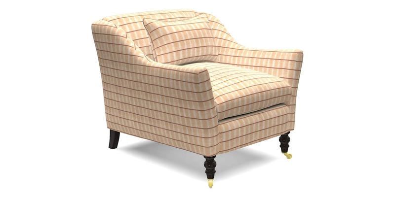 Cromer Chair in with valance in Sussex Parquet Ink