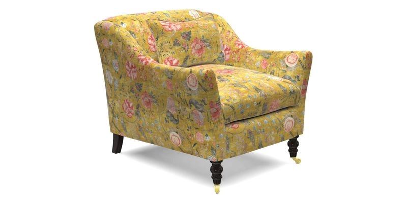 Cromer Chair in with valance in Sussex Parquet Ink