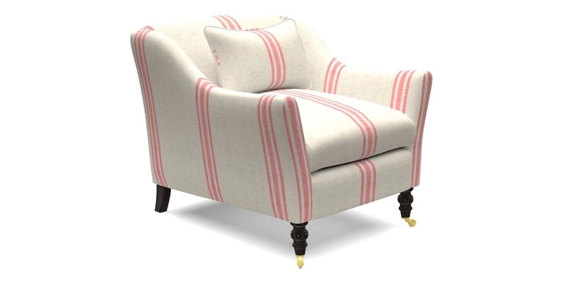 Cromer Chair in with valance in Sussex Parquet Ink