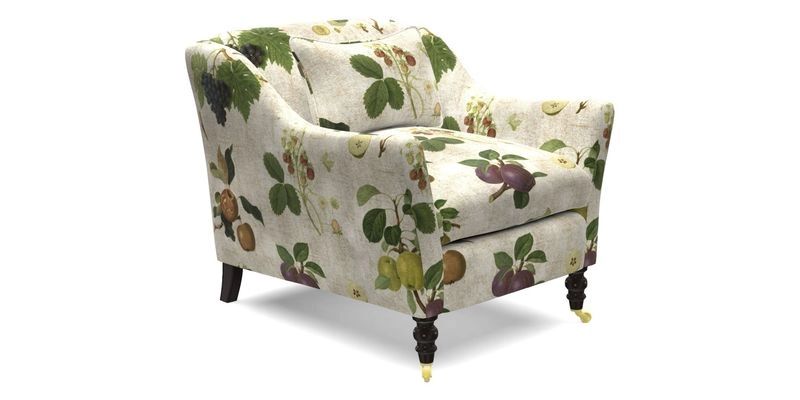 Cromer Chair in with valance in Sussex Parquet Ink