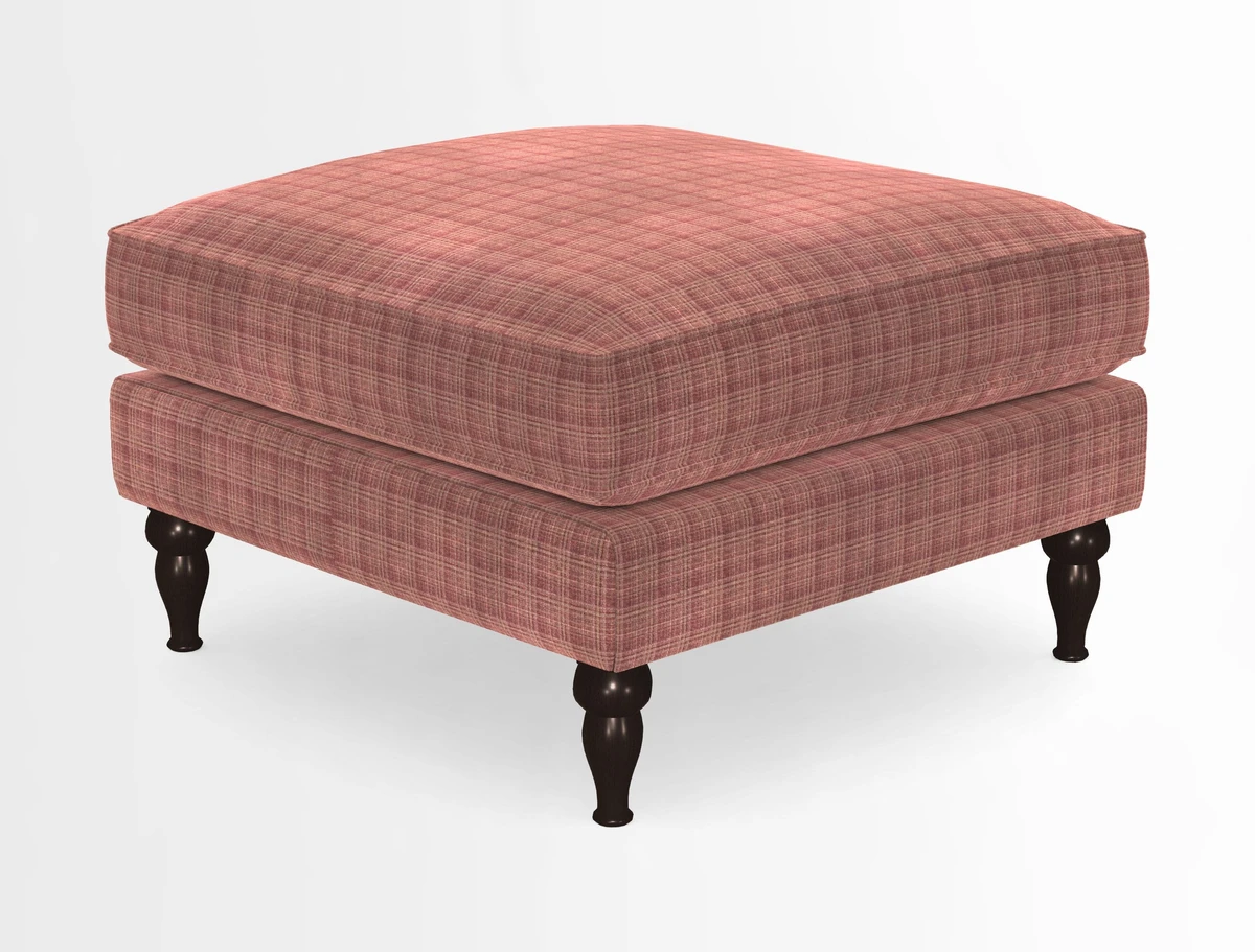 Cooksbridge Standard Footstool in Two Tone Plain Biscuit