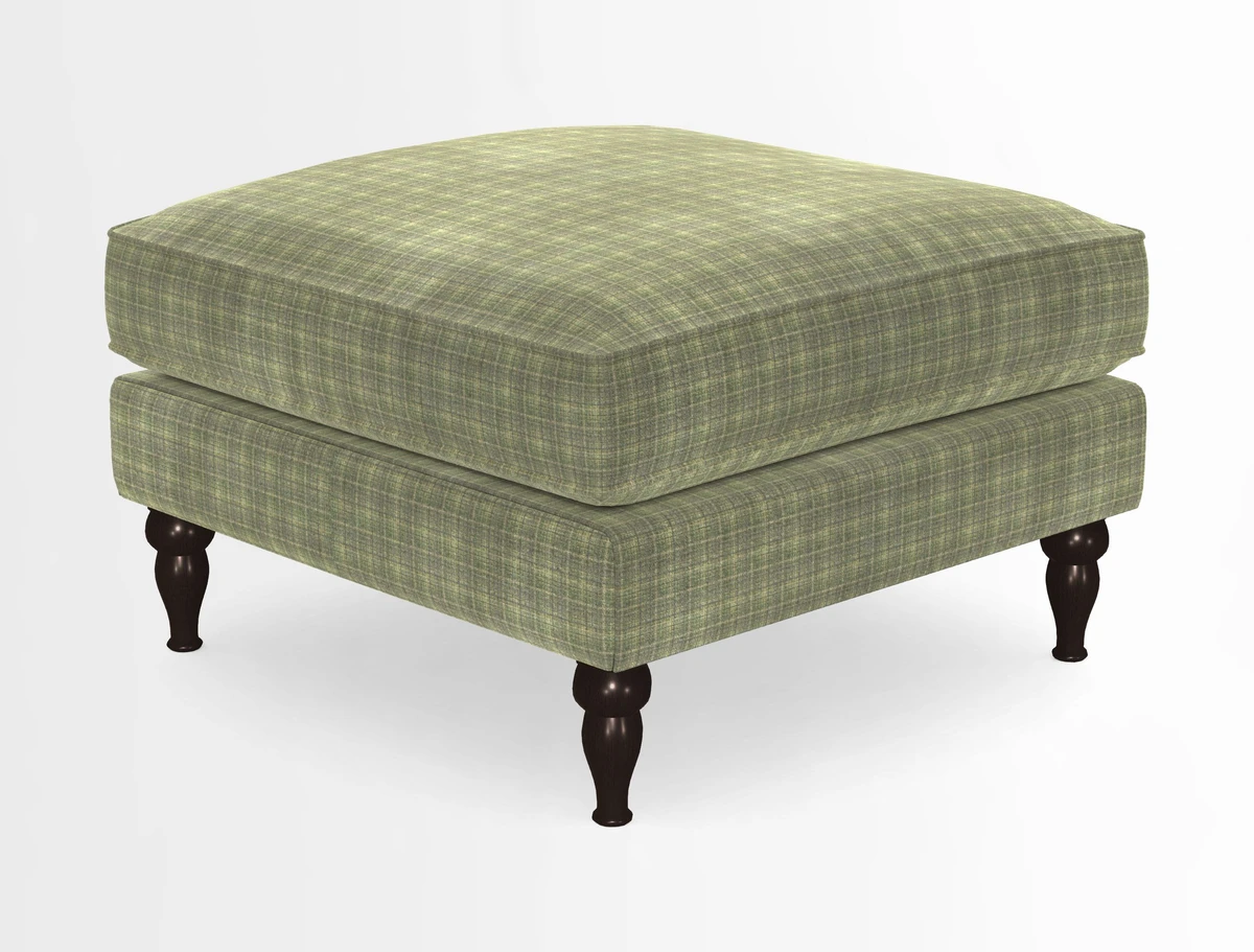 Cooksbridge Standard Footstool in Two Tone Plain Biscuit