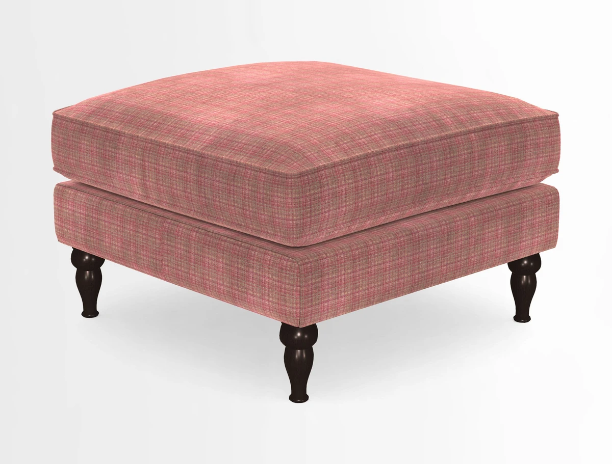 Cooksbridge Standard Footstool in Two Tone Plain Biscuit