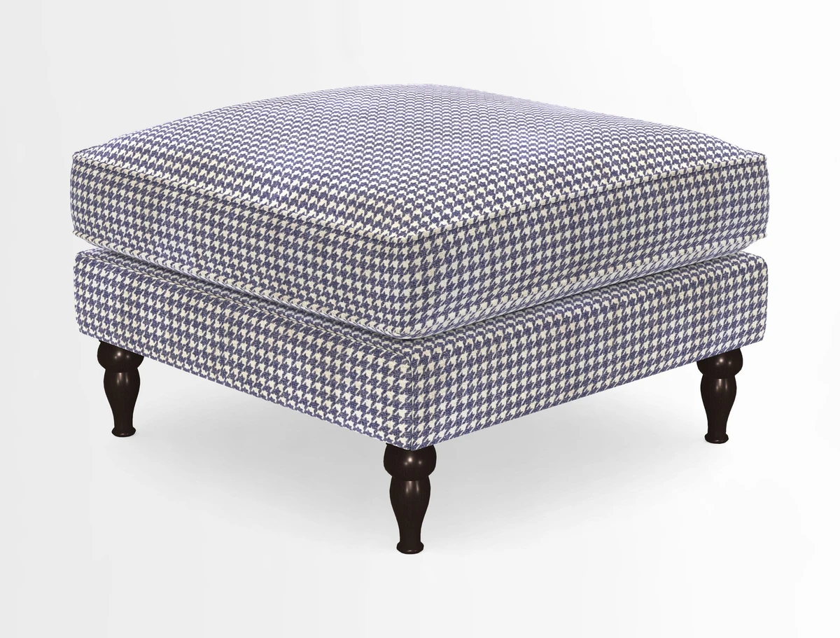 Cooksbridge Standard Footstool in Two Tone Plain Biscuit