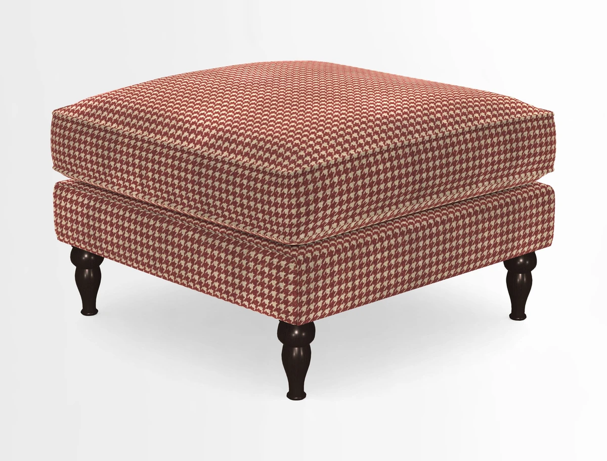 Cooksbridge Standard Footstool in Two Tone Plain Biscuit
