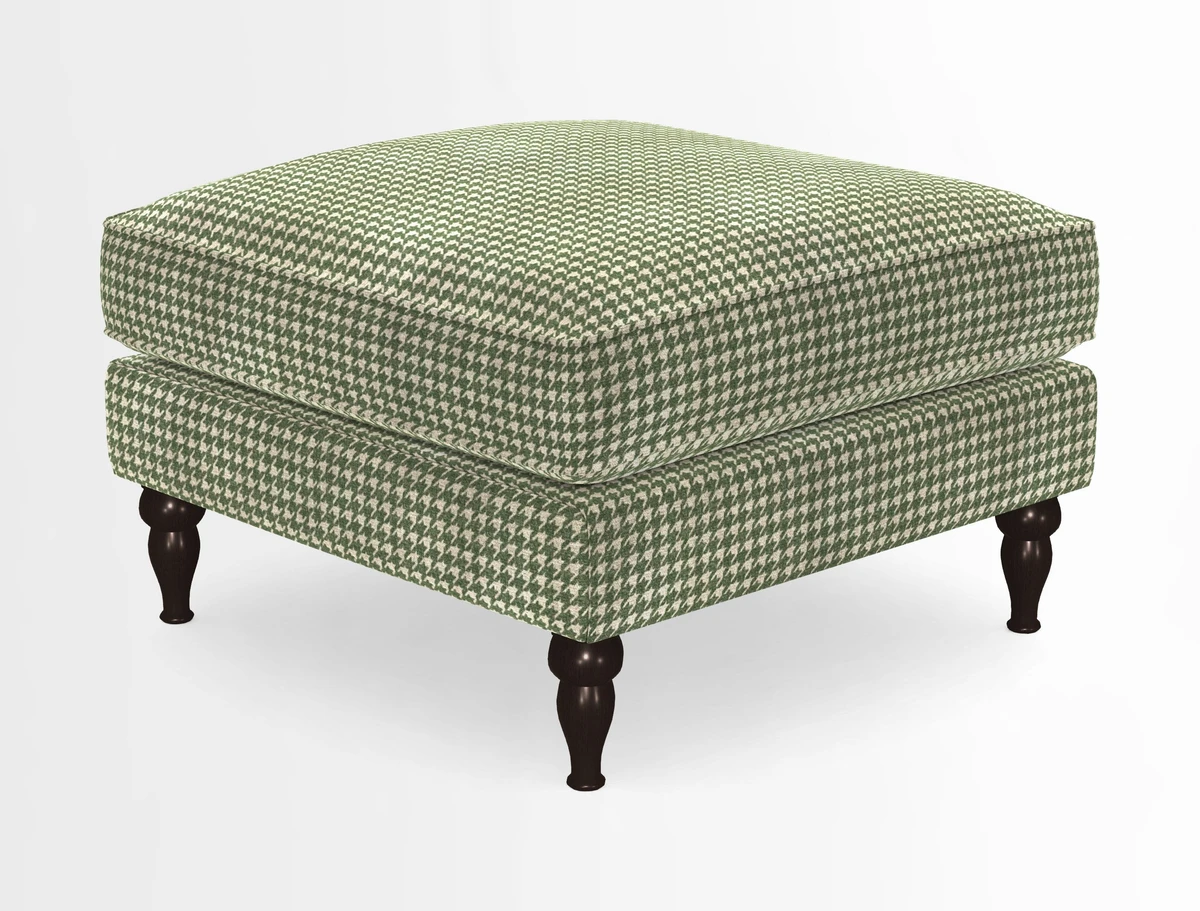 Cooksbridge Standard Footstool in Two Tone Plain Biscuit
