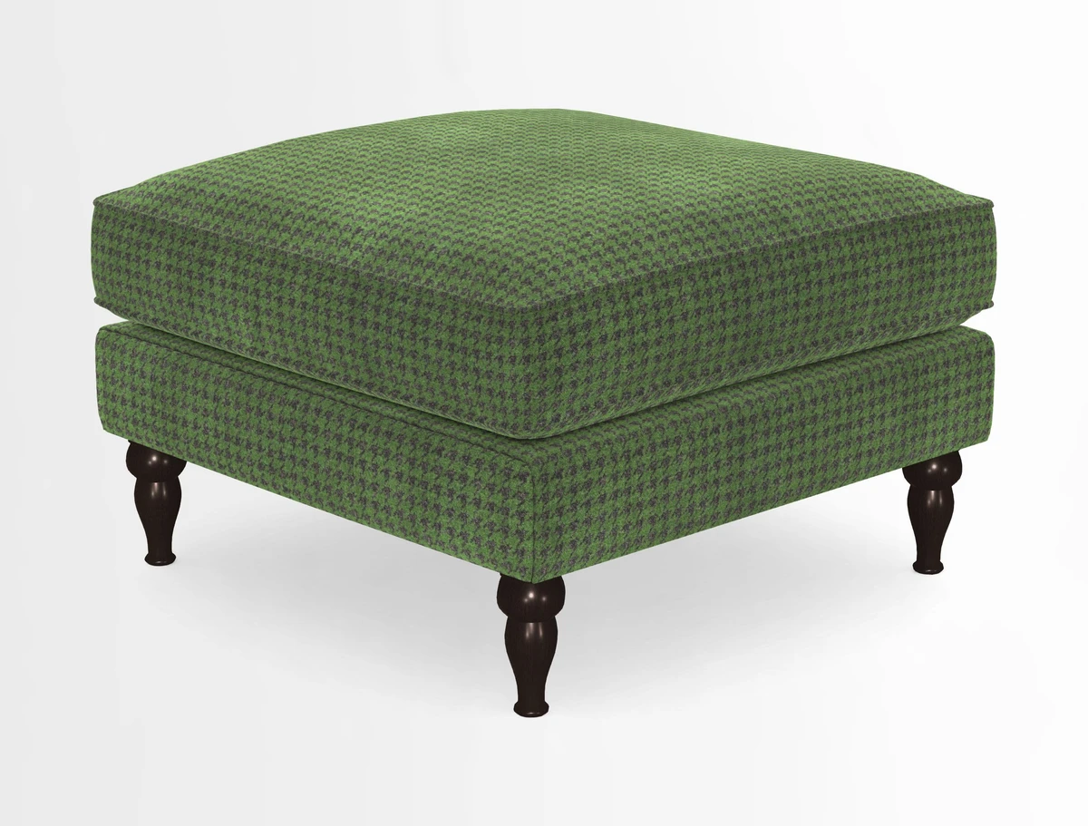 Cooksbridge Standard Footstool in Two Tone Plain Biscuit