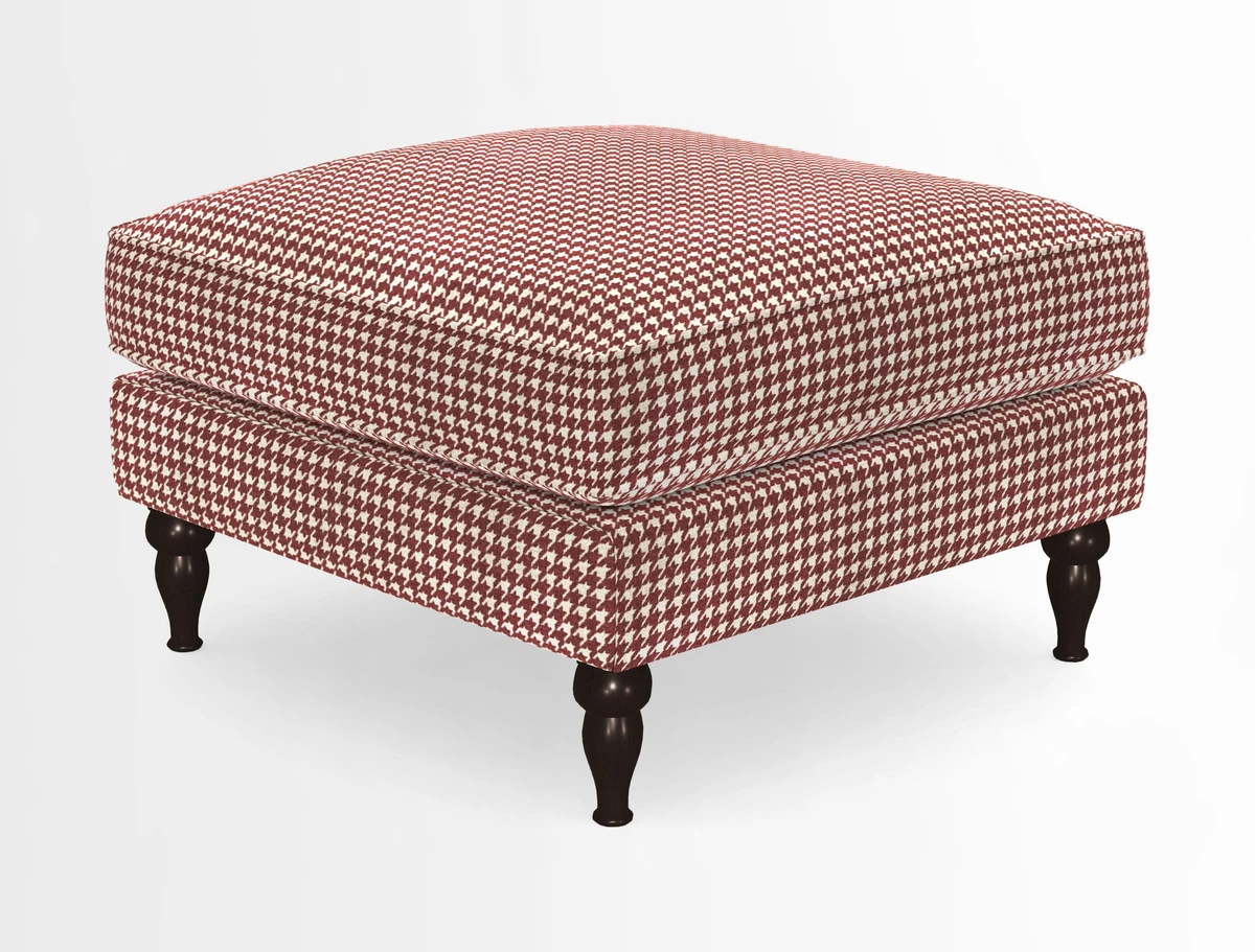 Cooksbridge Standard Footstool in Two Tone Plain Biscuit