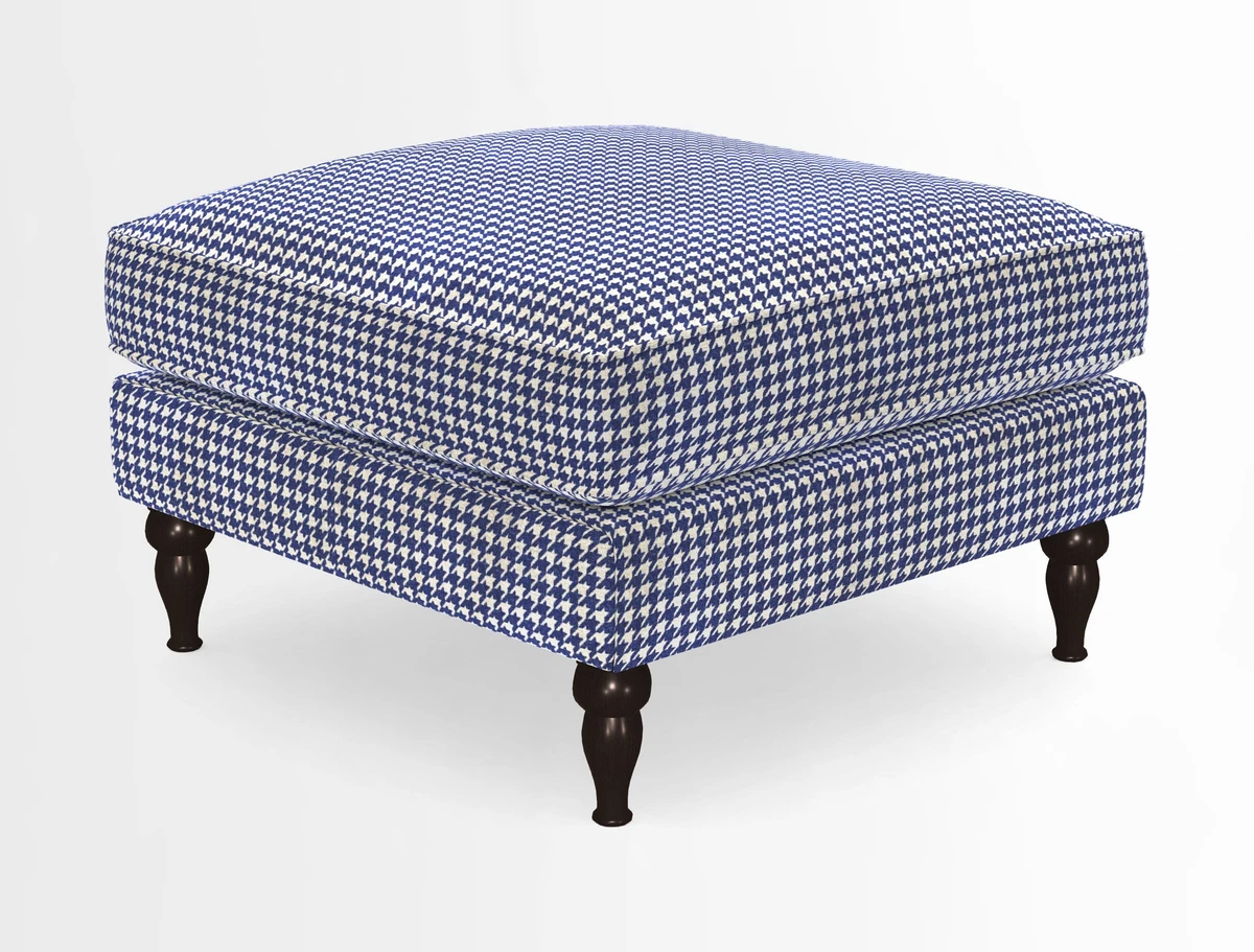 Cooksbridge Standard Footstool in Two Tone Plain Biscuit