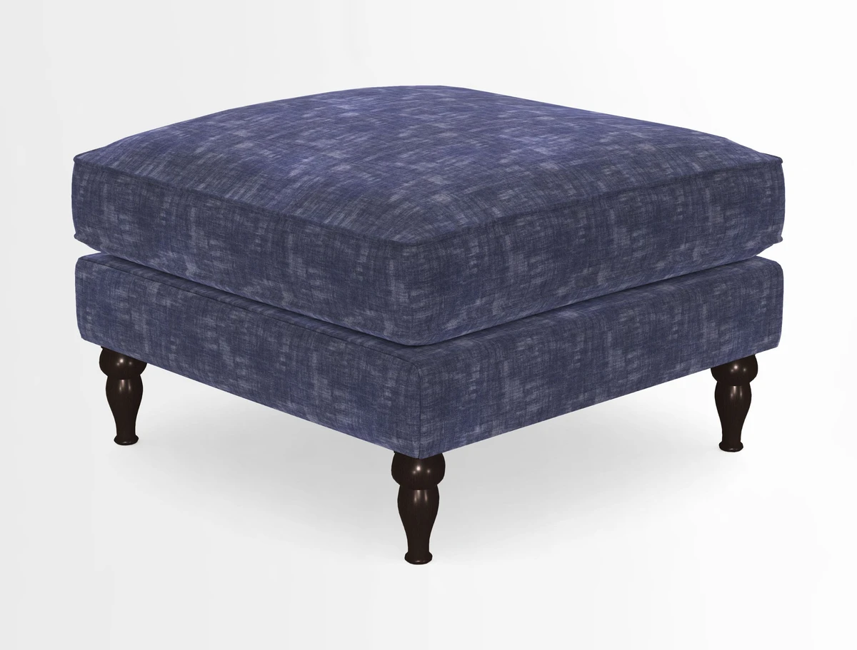 Cooksbridge Standard Footstool in Two Tone Plain Biscuit