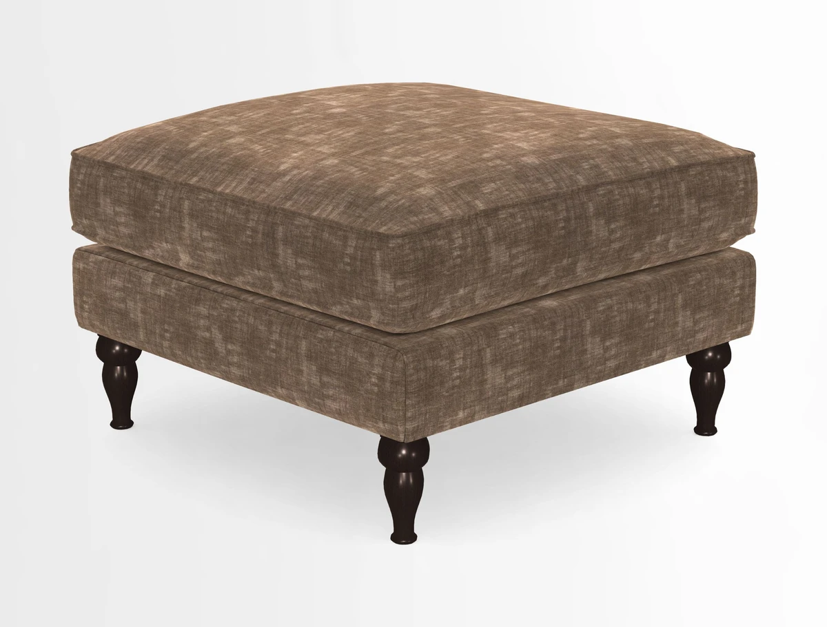 Cooksbridge Standard Footstool in Two Tone Plain Biscuit