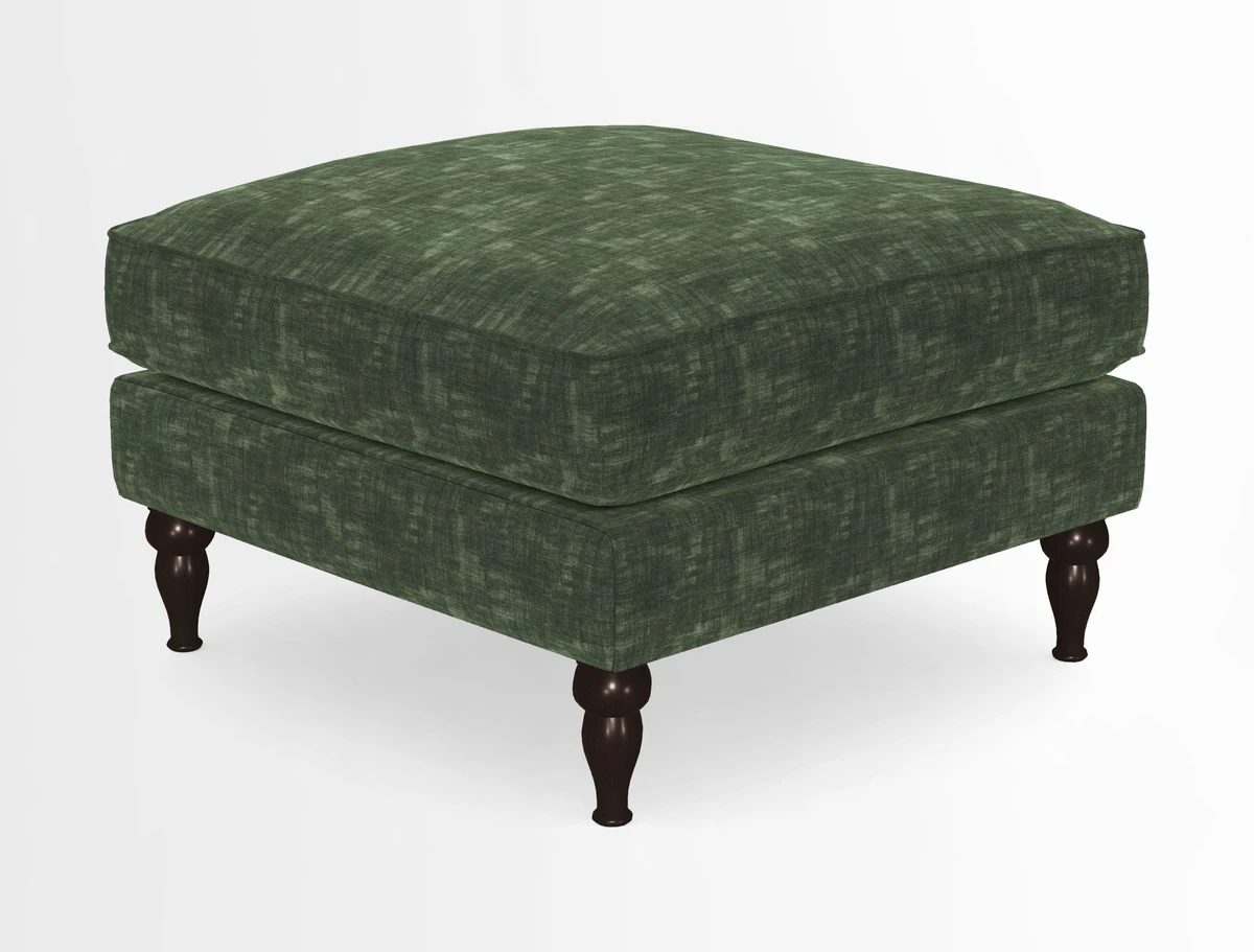 Cooksbridge Standard Footstool in Two Tone Plain Biscuit