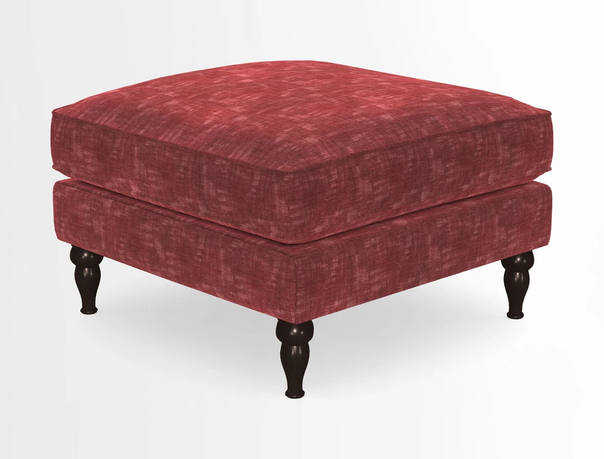 Cooksbridge Standard Footstool in Two Tone Plain Biscuit