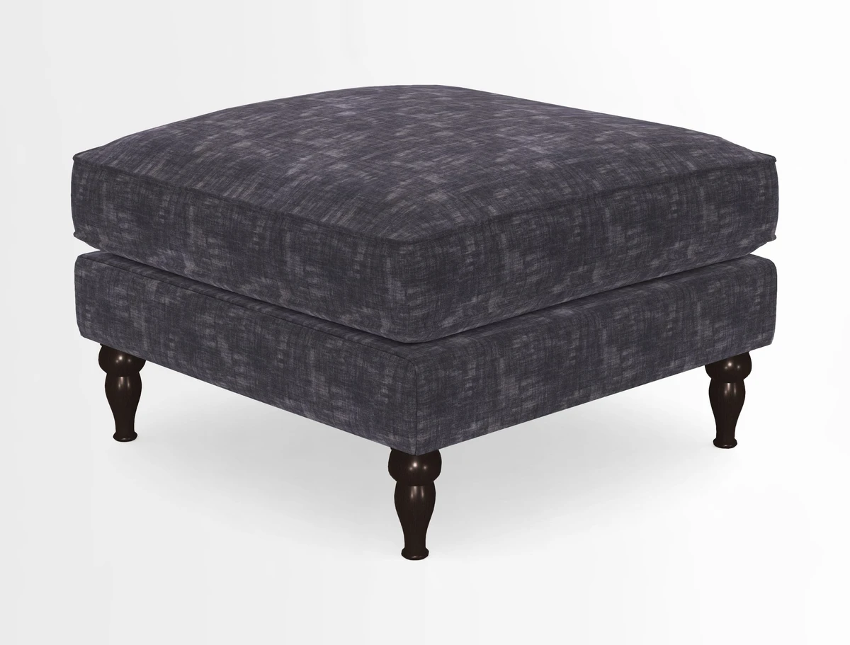 Cooksbridge Standard Footstool in Two Tone Plain Biscuit