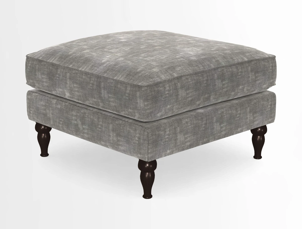 Cooksbridge Standard Footstool in Two Tone Plain Biscuit