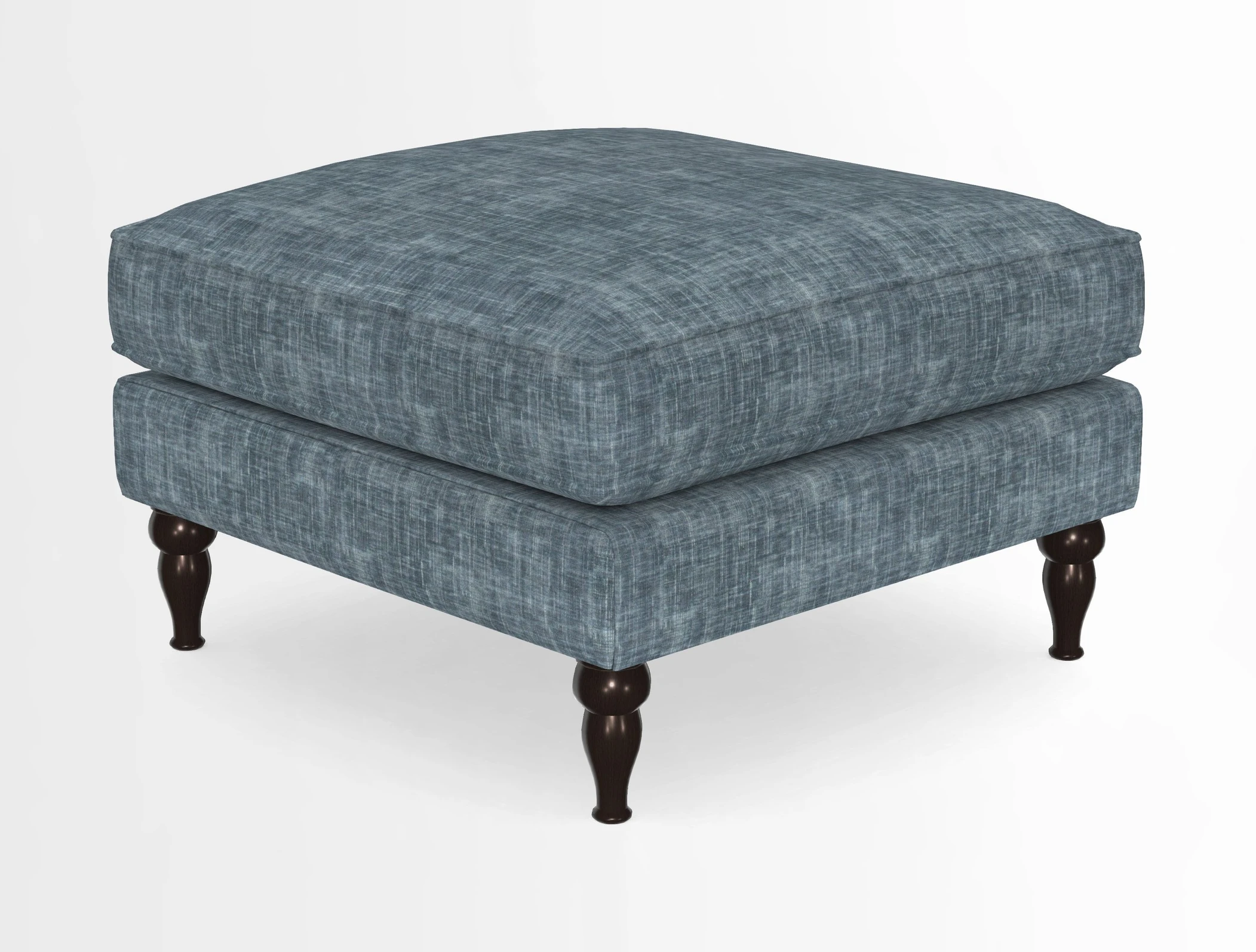 Cooksbridge Standard Footstool in Two Tone Plain Biscuit