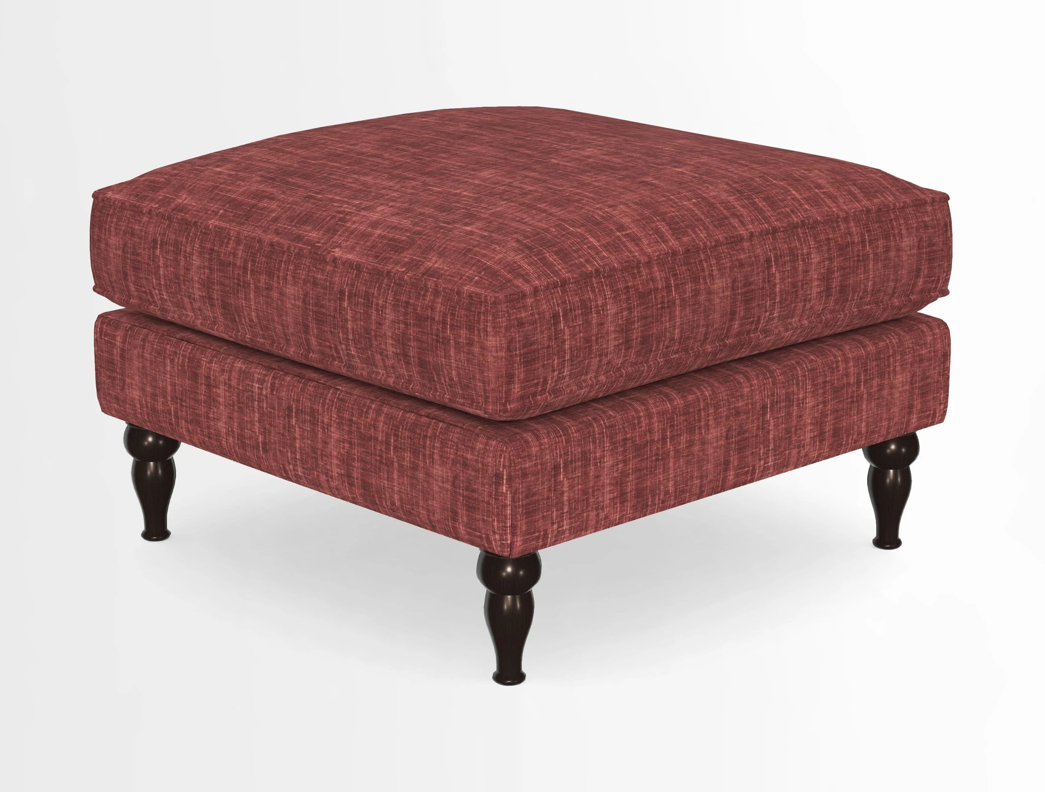 Cooksbridge Standard Footstool in Two Tone Plain Biscuit