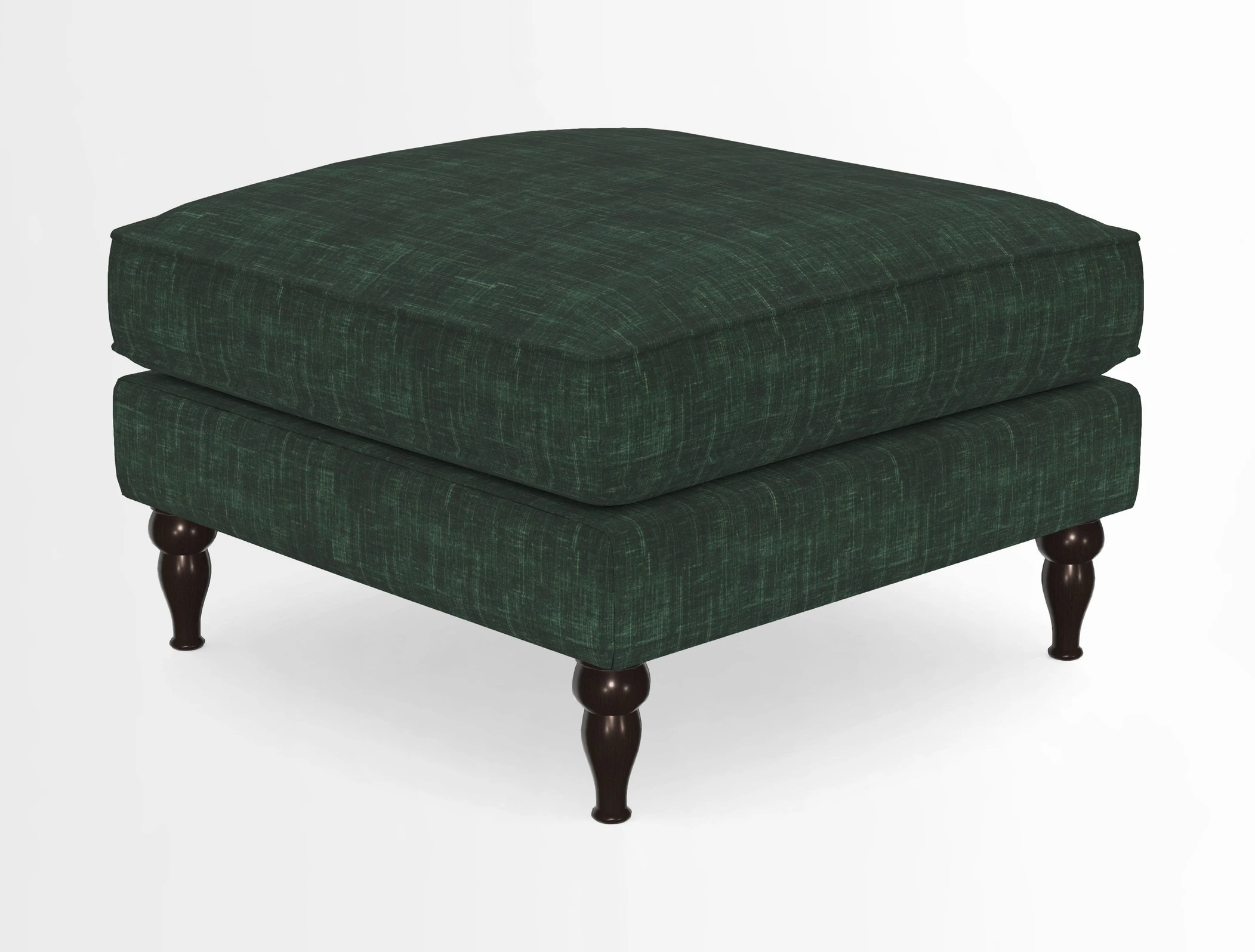Cooksbridge Standard Footstool in Two Tone Plain Biscuit