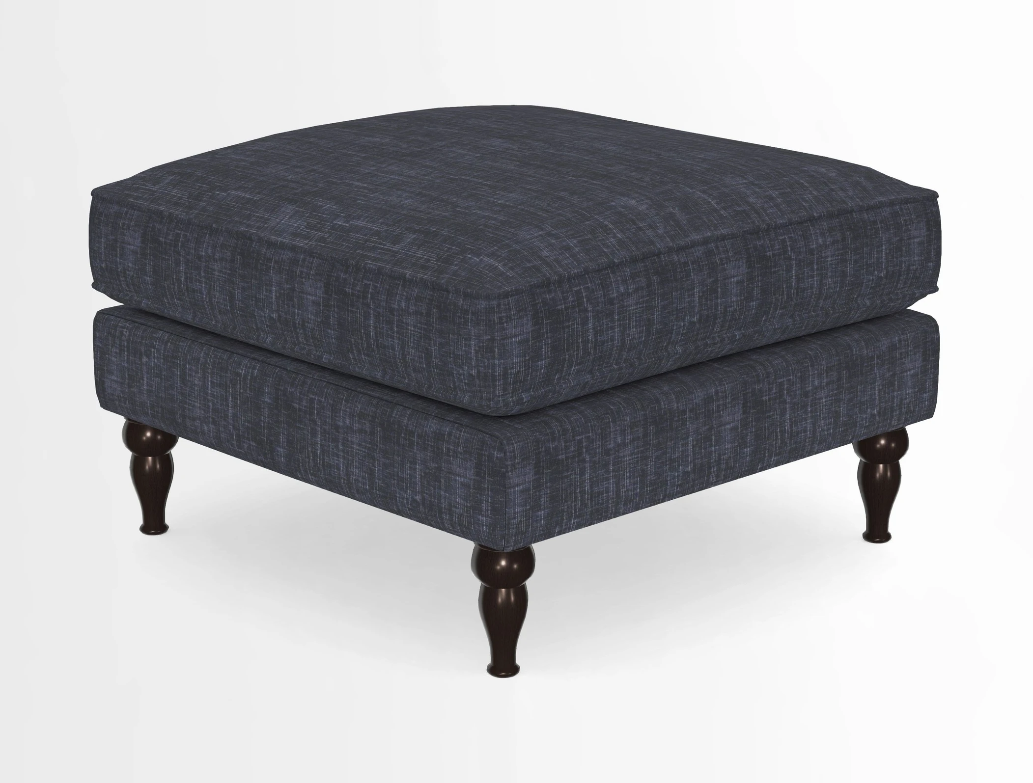 Cooksbridge Standard Footstool in Two Tone Plain Biscuit