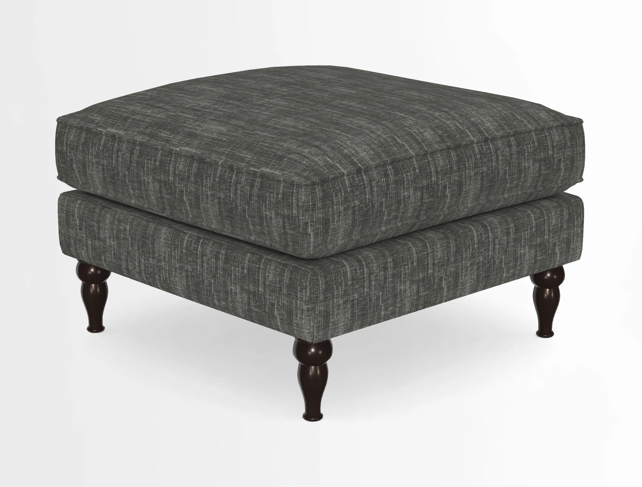 Cooksbridge Standard Footstool in Two Tone Plain Biscuit