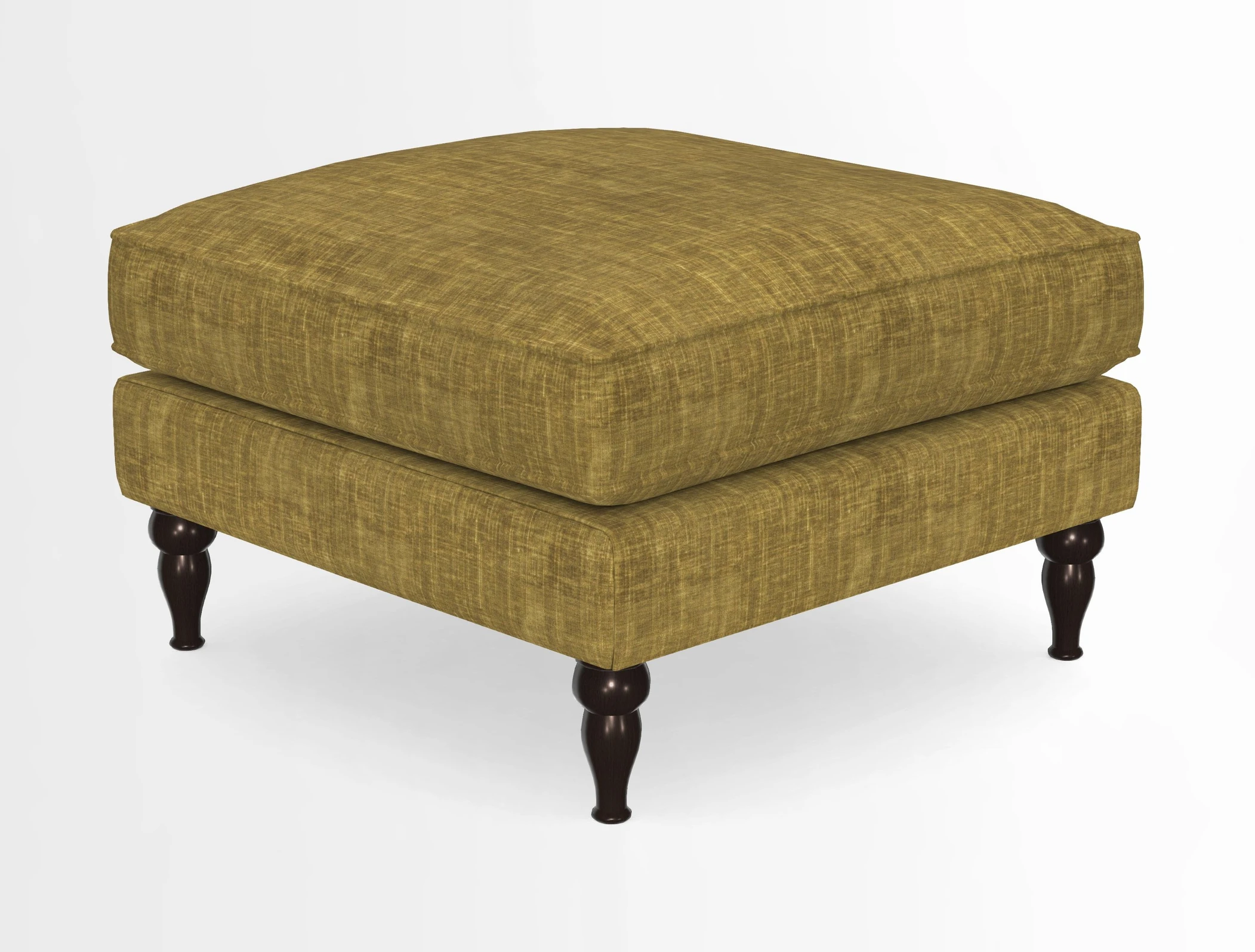 Cooksbridge Standard Footstool in Two Tone Plain Biscuit