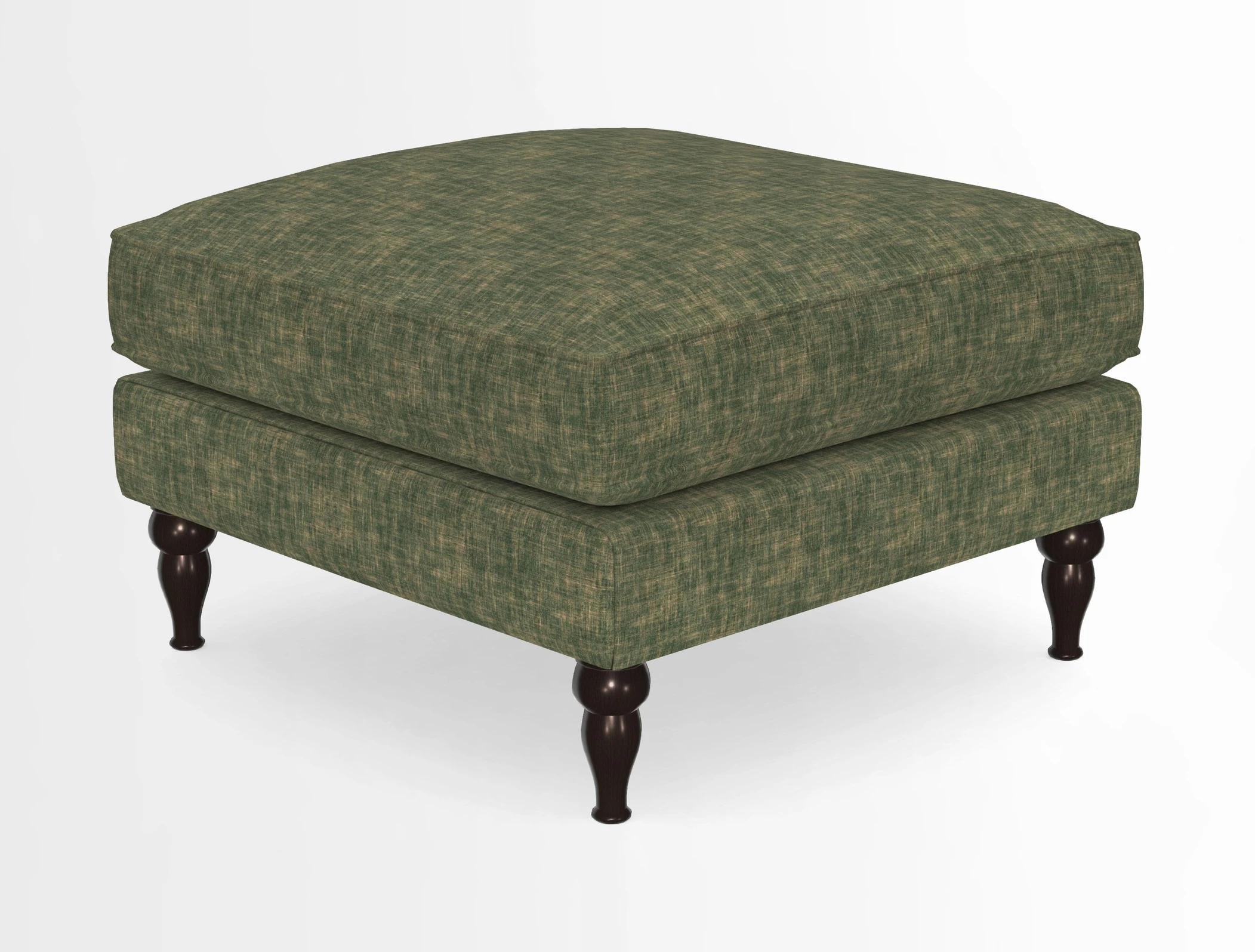 Cooksbridge Standard Footstool in Two Tone Plain Biscuit