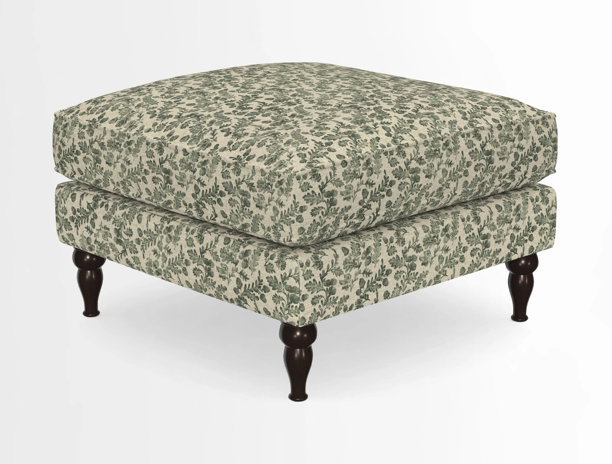 Cooksbridge Standard Footstool in Two Tone Plain Biscuit