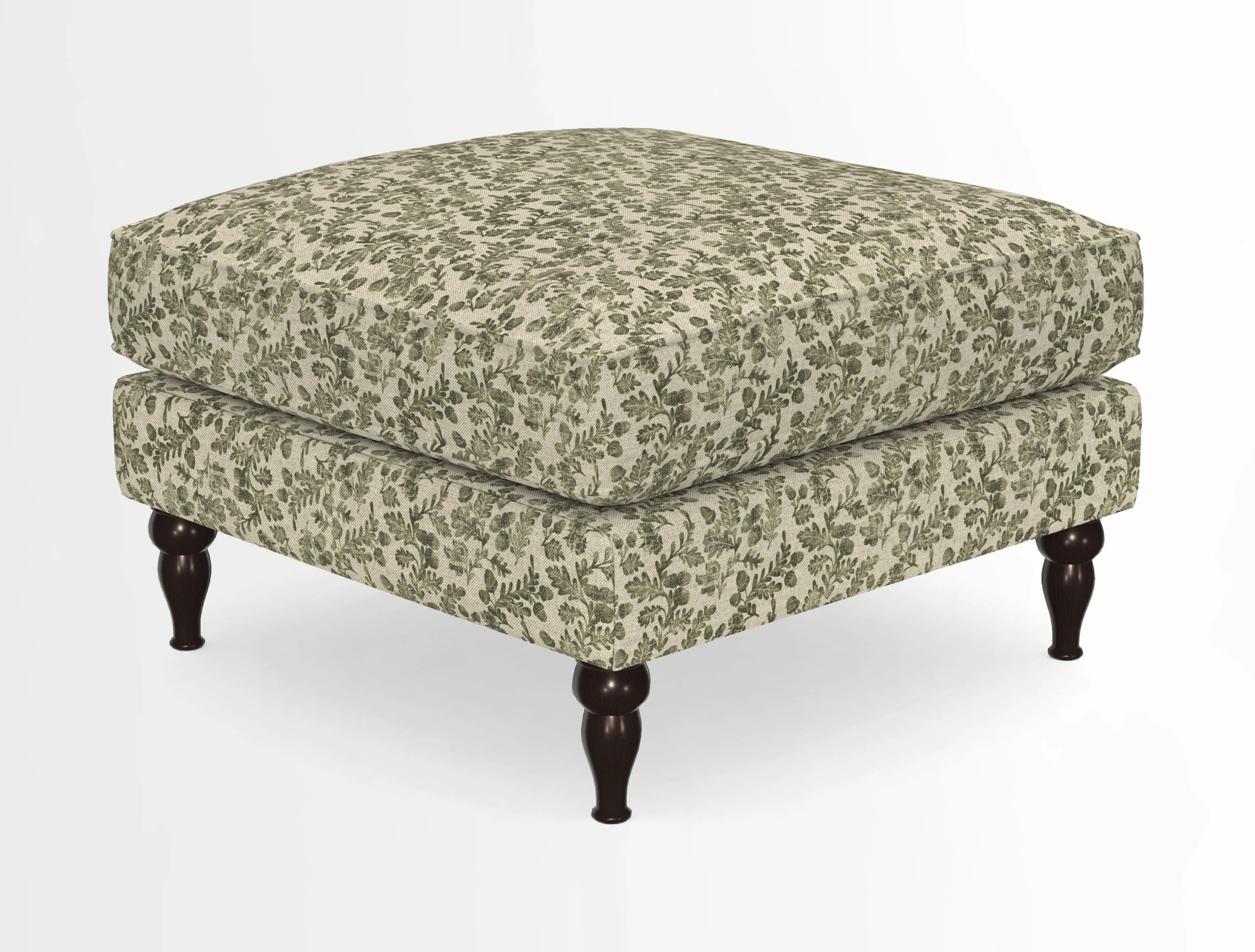 Cooksbridge Standard Footstool in Two Tone Plain Biscuit