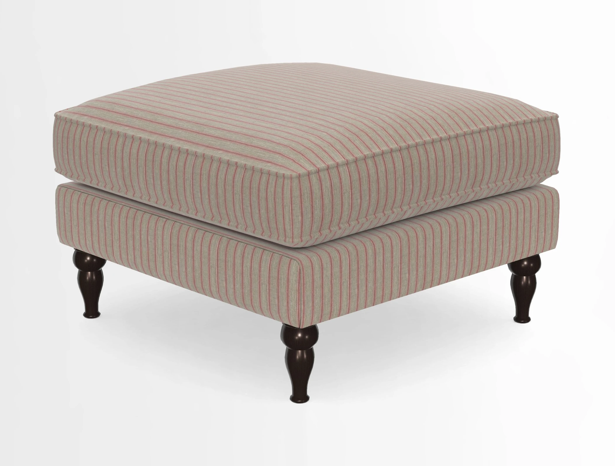 Cooksbridge Standard Footstool in Two Tone Plain Biscuit
