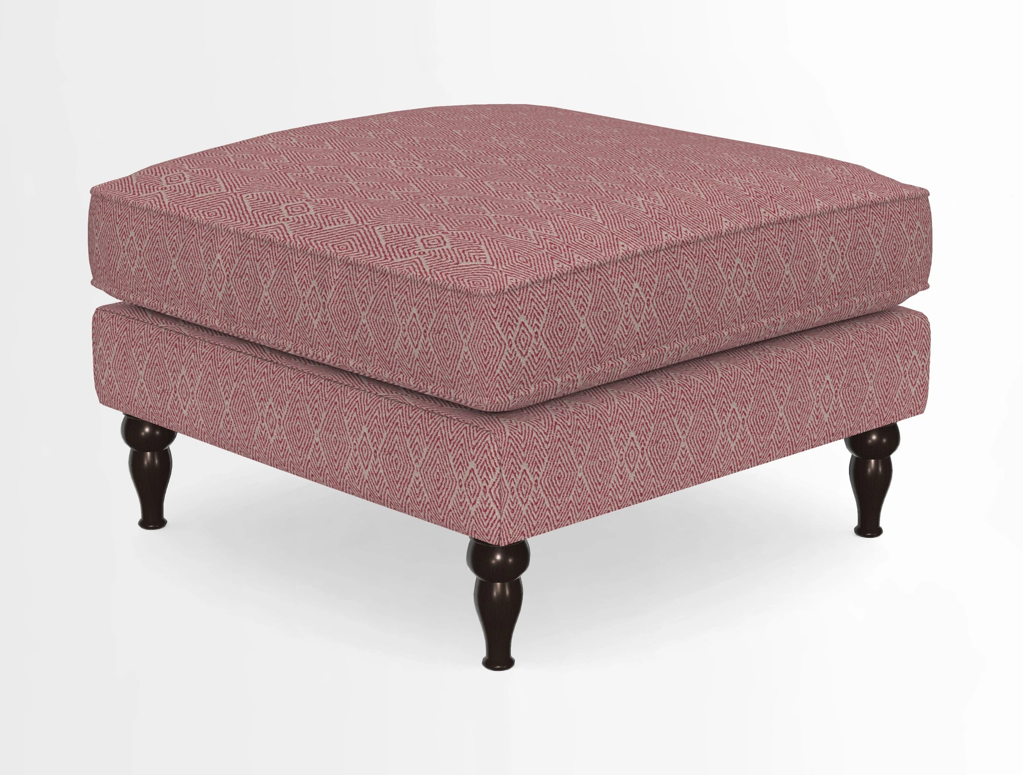 Cooksbridge Standard Footstool in Two Tone Plain Biscuit