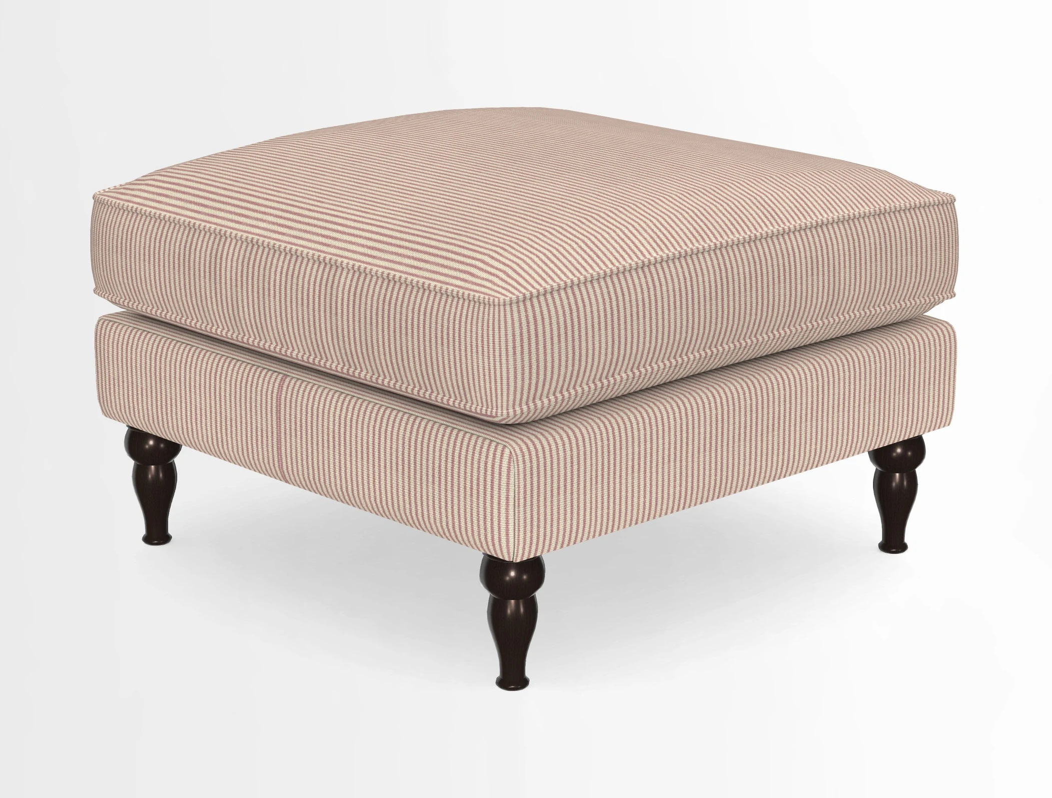 Cooksbridge Standard Footstool in Two Tone Plain Biscuit