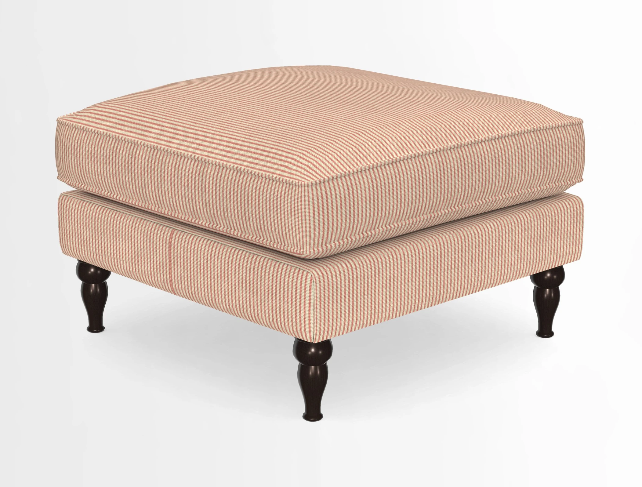 Cooksbridge Standard Footstool in Two Tone Plain Biscuit