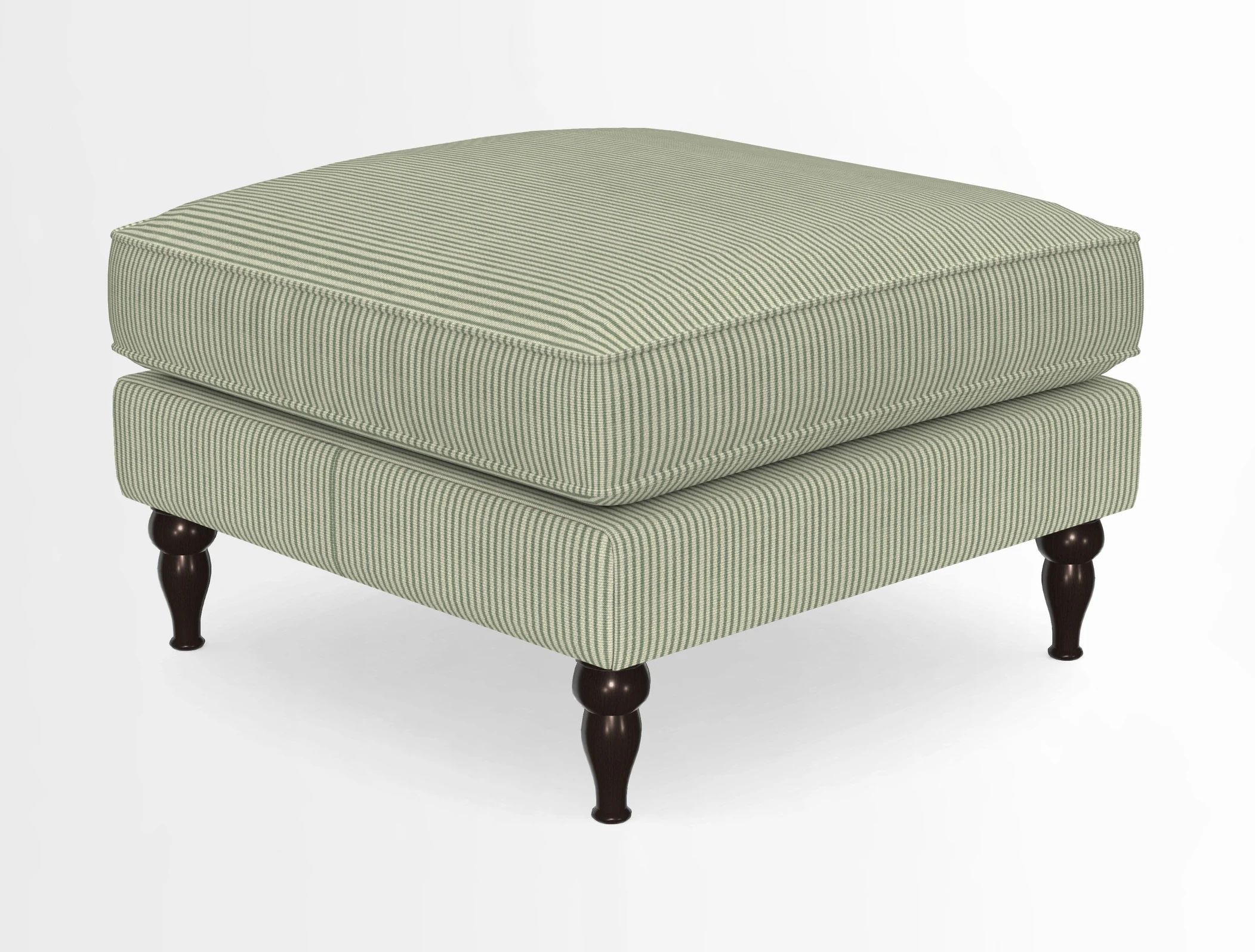 Cooksbridge Standard Footstool in Two Tone Plain Biscuit